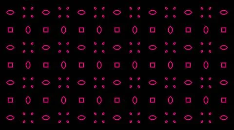 Abstract pink geometric seamless pattern background. Psychedelic Colorful bac Illustrazione stock