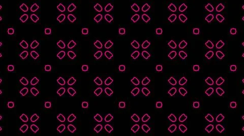 Abstract pink geometric seamless pattern background. Psychedelic Colorful bac Illustrazione stock