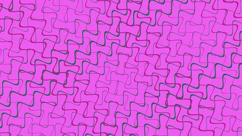 Abstract pink geometric wavy pattern texture background Stockillustratie