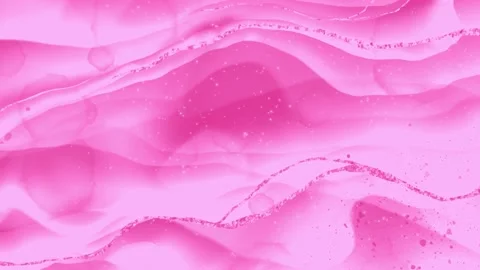 Abstract pink glittery waves and small sparkles. Stock Footage 193998558