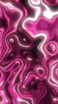 Abstract pink glowing fluid pattern with soft light reflections, creating a.. Foto stock