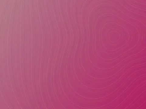 Abstract Pink Gradient Background with Minimalist Topographic Contour Lines.. Stock Illustration