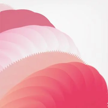 Abstract Pink Gradient Flowing Waves Background Stock Illustration