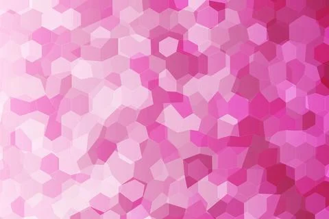 Abstract pink gradient hexagon polygon background. イラスト素材