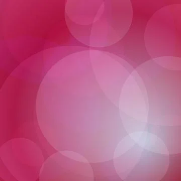 Abstract Pink Gradient Mesh Circle Pattern Background with Soft Bokeh Effects Illustrazione stock