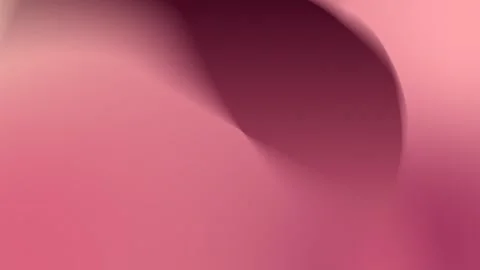 Abstract pink gradient with soft curves and shadows, creating a seamless loop Stock Footage 309855653