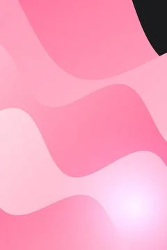 Abstract Pink Gradient Waves Stockfoto's