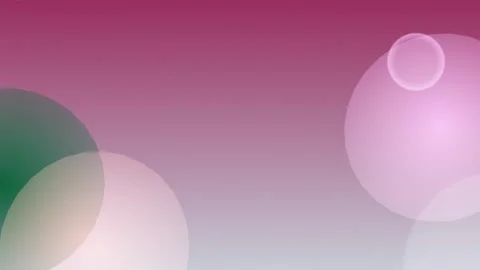 Abstract Pink Green Gradient Background Bubbles Stock Footage 330119969