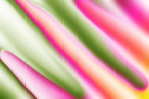 Abstract Pink Green Gradient Wave Background Stock Illustration
