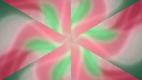 Abstract Pink Green Radial Pattern Animation. Stock Footage 331359524
