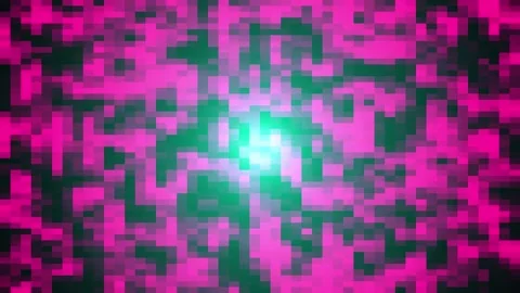 Abstract Pink Green Texture with Glowing Lights Moving in Cinematic Motion 스톡 동영상 341664671