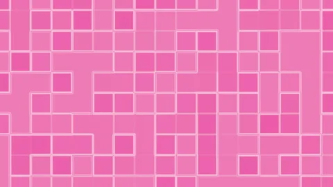 Abstract pink grid pattern background with white squares 스톡 동영상 310921034