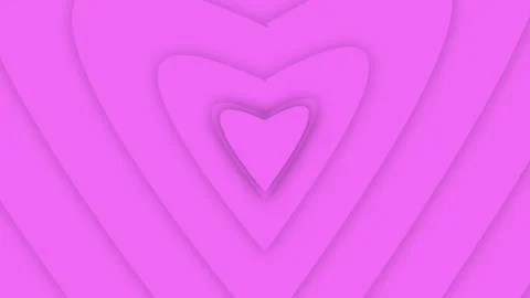 Abstract Pink Heart Layers Design Background Wallpaper Illustration Video stock 297617527