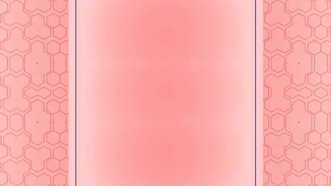 Abstract Pink Hexagon Background Stock Footage 284396037