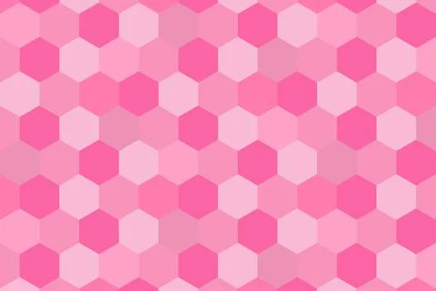 Abstract pink hexagonal background. Vector illustration. 스톡 일러스트