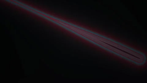 Abstract pink laser light beams shining diagonally across dark background w.. Stock Footage 346349473