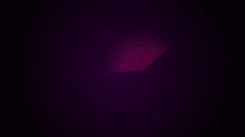 Abstract pink light lines rotating smoothly in a dark purple background Stock-Footage 345617696