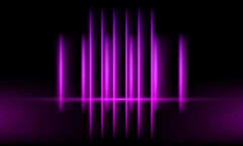 Abstract pink light rays background. Stock Illustration