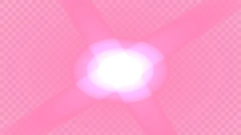 Abstract Pink Light Rays Intersecting a Central Light Source Stock Illustration