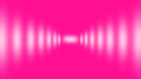 Abstract Pink Light Tunnel Background with Symmetrical Glow Waves Stock Illustration