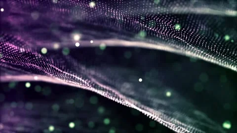 Abstract Pink Lights Particles Romantic Background Loop Video stock 202543769