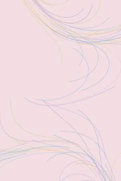 Abstract Pink Lines Background Stock Illustration