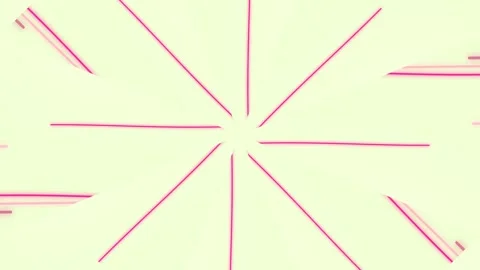 Abstract Pink Lines on Green Background Animation. Stock Footage 331359714