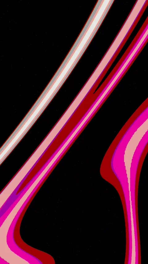 Abstract Pink Liquid Flow Animation Background Stock Footage 345554685