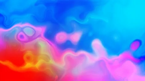 Abstract pink liquid paint animation Stock Footage 138976015