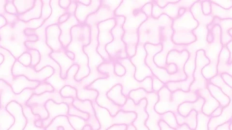 Abstract pink liquid pattern morphing continuously on white background. Stock Footage 344708595