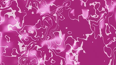 Abstract Pink Liquid Wave Background with White Contour Lines Stock Footage 336219350