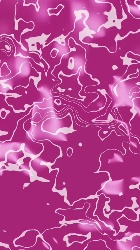 Abstract Pink Liquid Wave Topographic Background Loop Stock-Footage 336255851