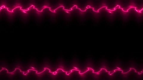 Abstract Pink Neon Frame Stock Footage 284399576