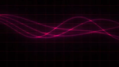 Abstract pink neon light trails. Stock Footage 334329086