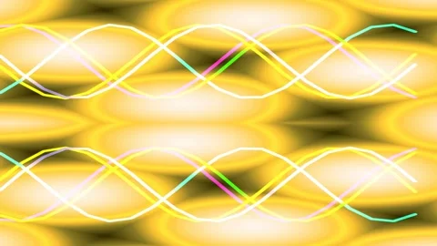 Abstract Pink Neon Wave Lines Motion Background Stock Footage 332586698