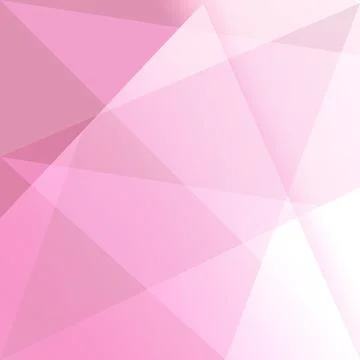 Abstract Pink Overlapping Triangles Geometric Banner Poster Illustration Design Stock Illustration