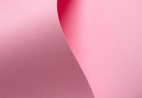Abstract pink paper background with soft curves and subtle texture. Minimal Illustrazione stock