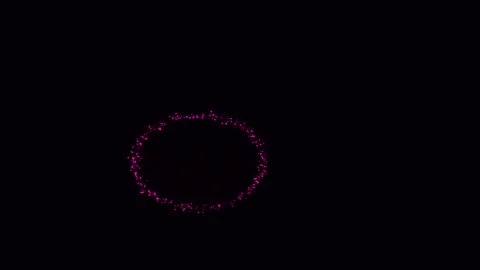 Abstract Pink Particle Ring Motion Graphics Background 4K 스톡 동영상 347627642