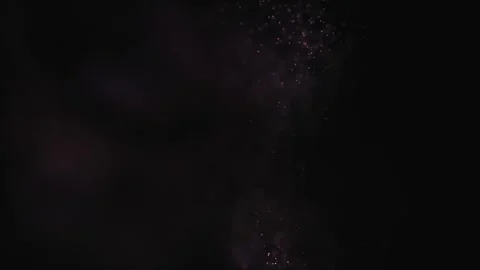 Abstract pink particles with dust particles moving Video stock 259261637