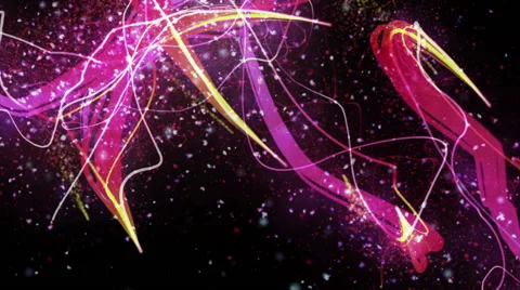 Abstract pink particles video Vidéo 54543189