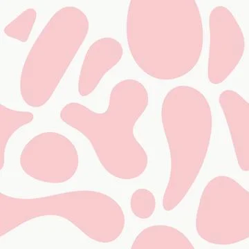 Abstract pink pattern with cow and dalmatian spots, ideal for backgrounds and Stock Illustration