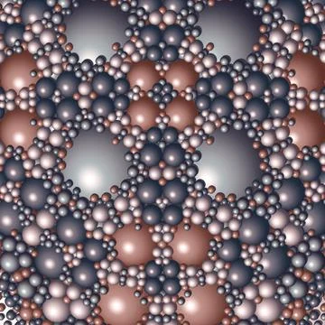 Abstract pink pearl beautiful pattern Illustrazione stock
