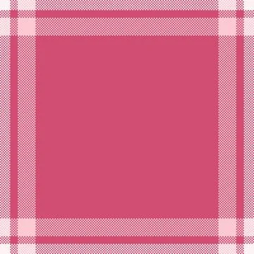 Abstract pink pixel art frame. Textured border design with checkered pattern. Stock-Illustration