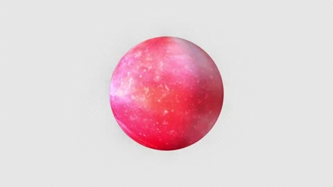 Abstract pink planet dynamic digital animation. 動画素材 142343516