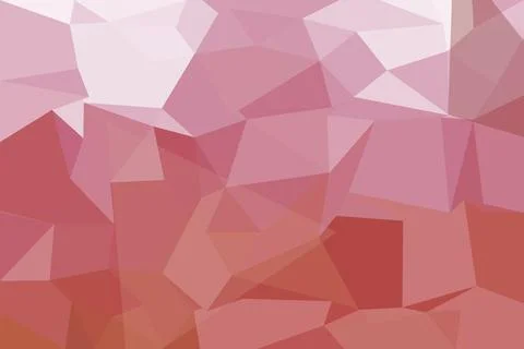 Abstract pink polygon pattern background with geometric shapes Stock Photos