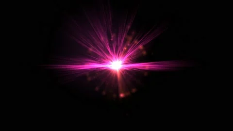 Abstract pink pulsating glow element from particles and dots. explosion Video stock 217711135