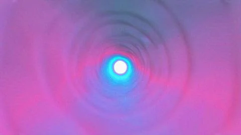 Abstract Pink Purple Gradient Light Tunnel Background Stock Illustration