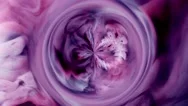 Abstract Pink Purple Mix. Art Ink Paint Background Stock Footage