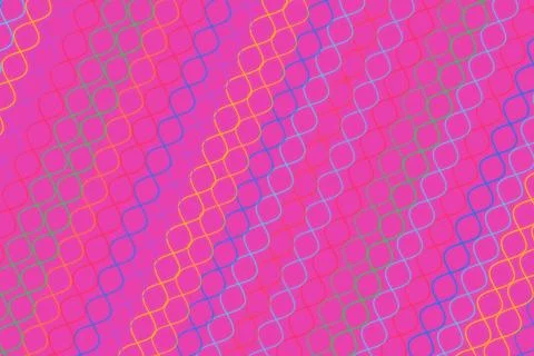 Abstract pink purple mosaic pattern with geometric shapes Stock Illustration