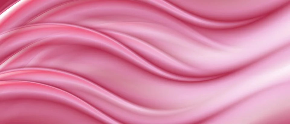 Abstract pink red smooth blurred waves elegant background 스톡 일러스트